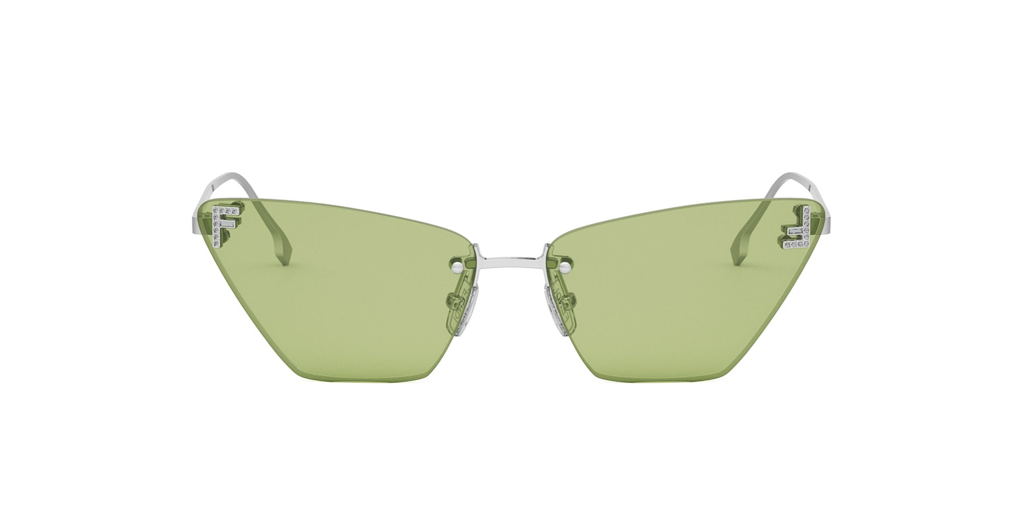 Fendi First Crystal FE4160US Women's Luxury Sunglasses - Stylish UV Protection for Fashion & Outdoor Activities