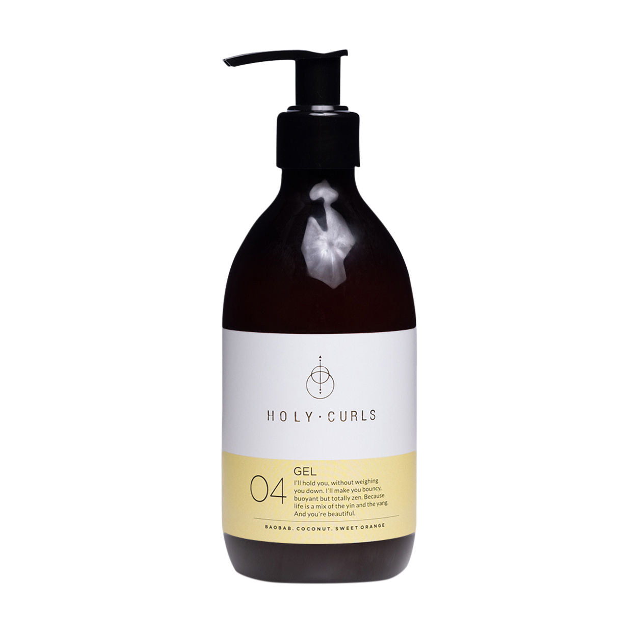 Holy Curls Gel - Natural Curl Defining Styling Gel for All Hair Types | Perfect for Daily Styling & Frizz Control