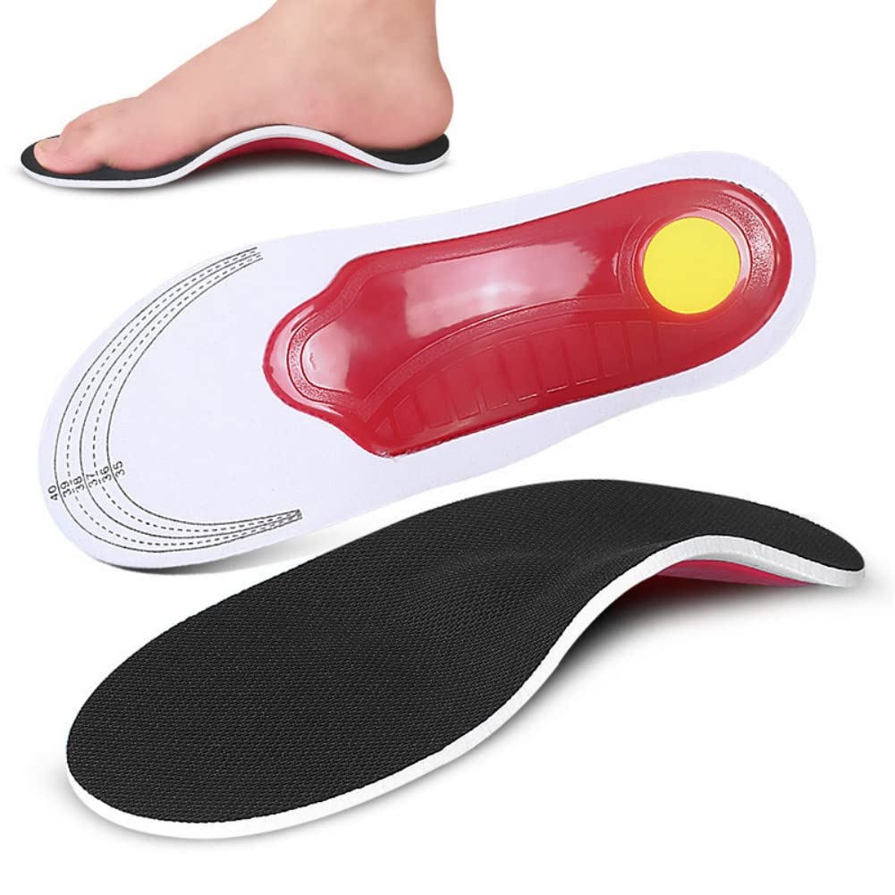 Best Orthotic Arch Support Shoe Insoles for Flat Feet & Plantar Fasciitis - Comfortable EVA Inserts with Shock Absorption for Men, Women & Kids - Breathable Design for Running, Walking & Daily Activities