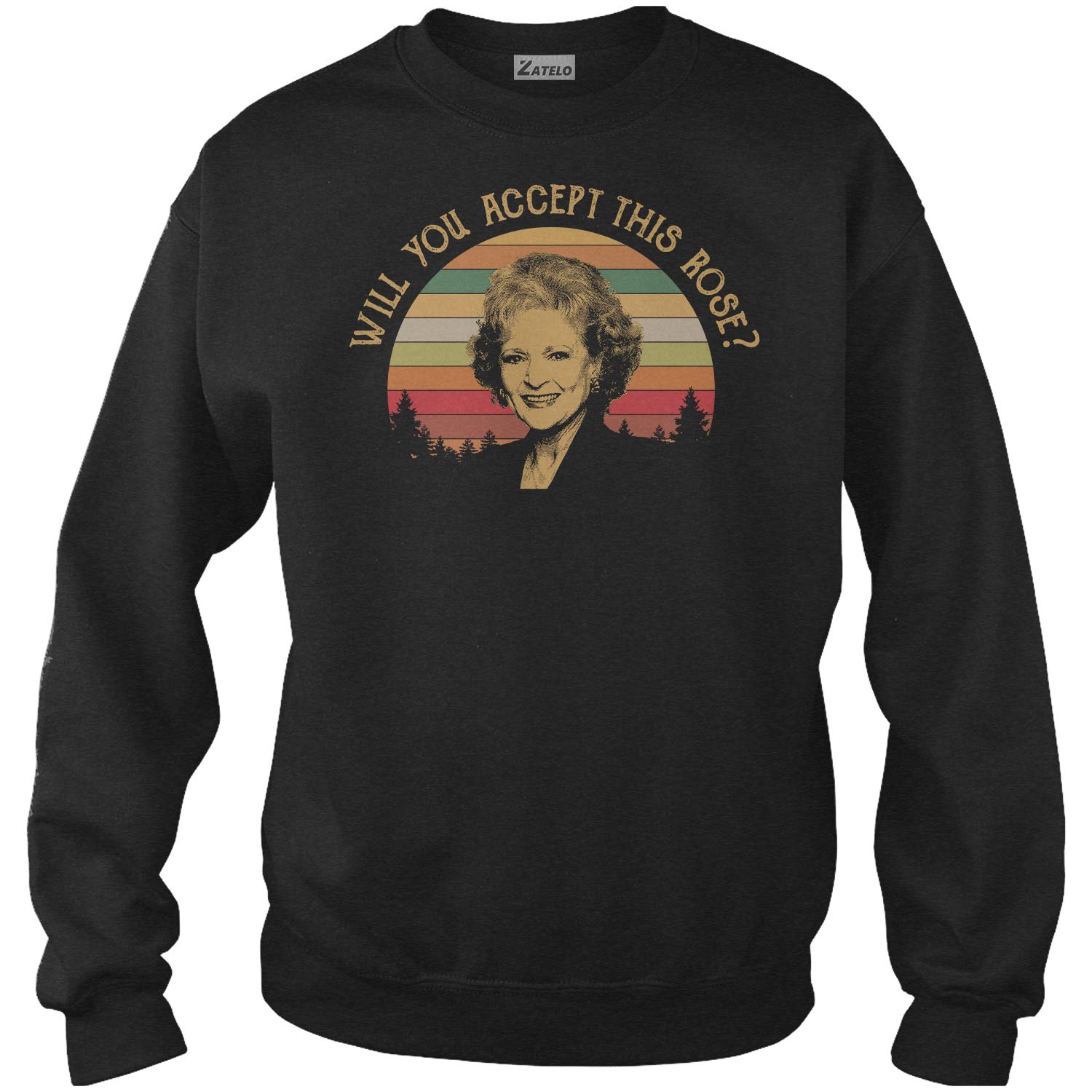 Vintage Retro T-Shirt with Rose Design - Classic Unisex Tee for Casual Wear, Date Nights & The Bachelor Fans