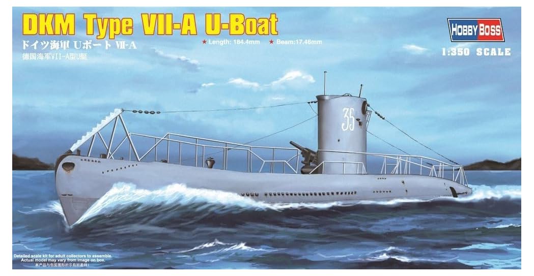 Hobby Boss U-Boat Type VIIA Model Kit for Collectors & Display