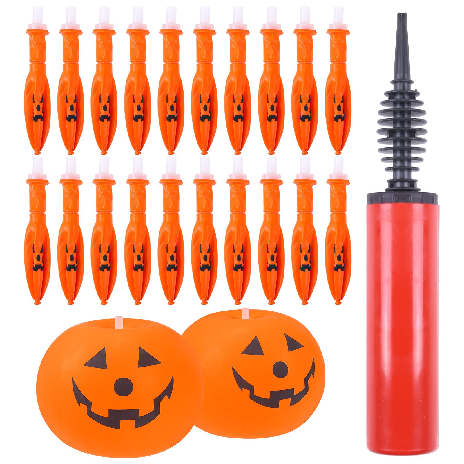 **SENGTONG LED Light Up Balloons - 20 Pack Multicolor Twisting Balloons for Halloween, Pumpkin Festival, Party Decorations - Perfect for Night Parties, Birthday Celebrations & Outdoor Events**