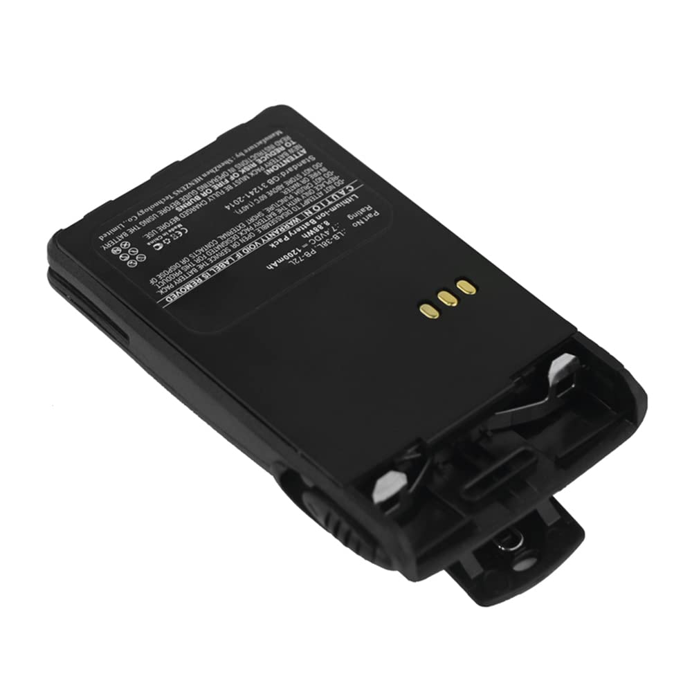 Synergy Digital 2-Way Radio Battery - 1200mAh Li-ion 7.4V Replacement Battery for PUXING PX-728 Walkie Talkie | Compatible with HUNTEC Battery | Perfect for Outdoor Adventures, Construction Sites & Emergency Communication