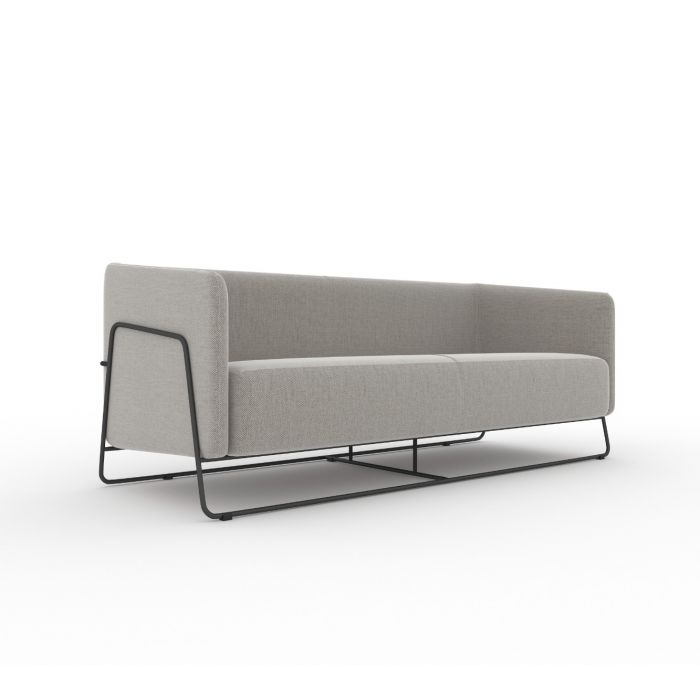 Friant Hanno Sofa FS81N 03 - Modern 3-Seater Fabric Sofa with Reversible Chaise Lounge, Comfortable Living Room Furniture for Small Spaces | Perfect for Apartments, Condos & Cozy Home Decor