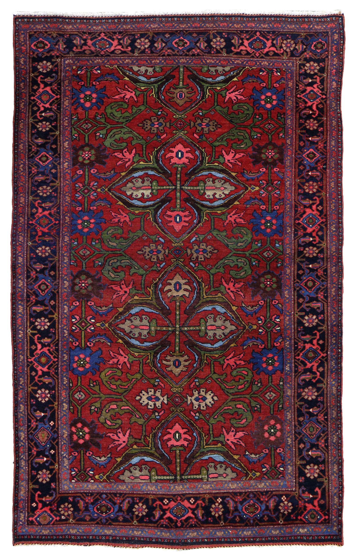 Handwoven Antique Bijar Tribal Rug - Traditional Persian Carpet JF8659 for Living Room, Bedroom & Home Decor