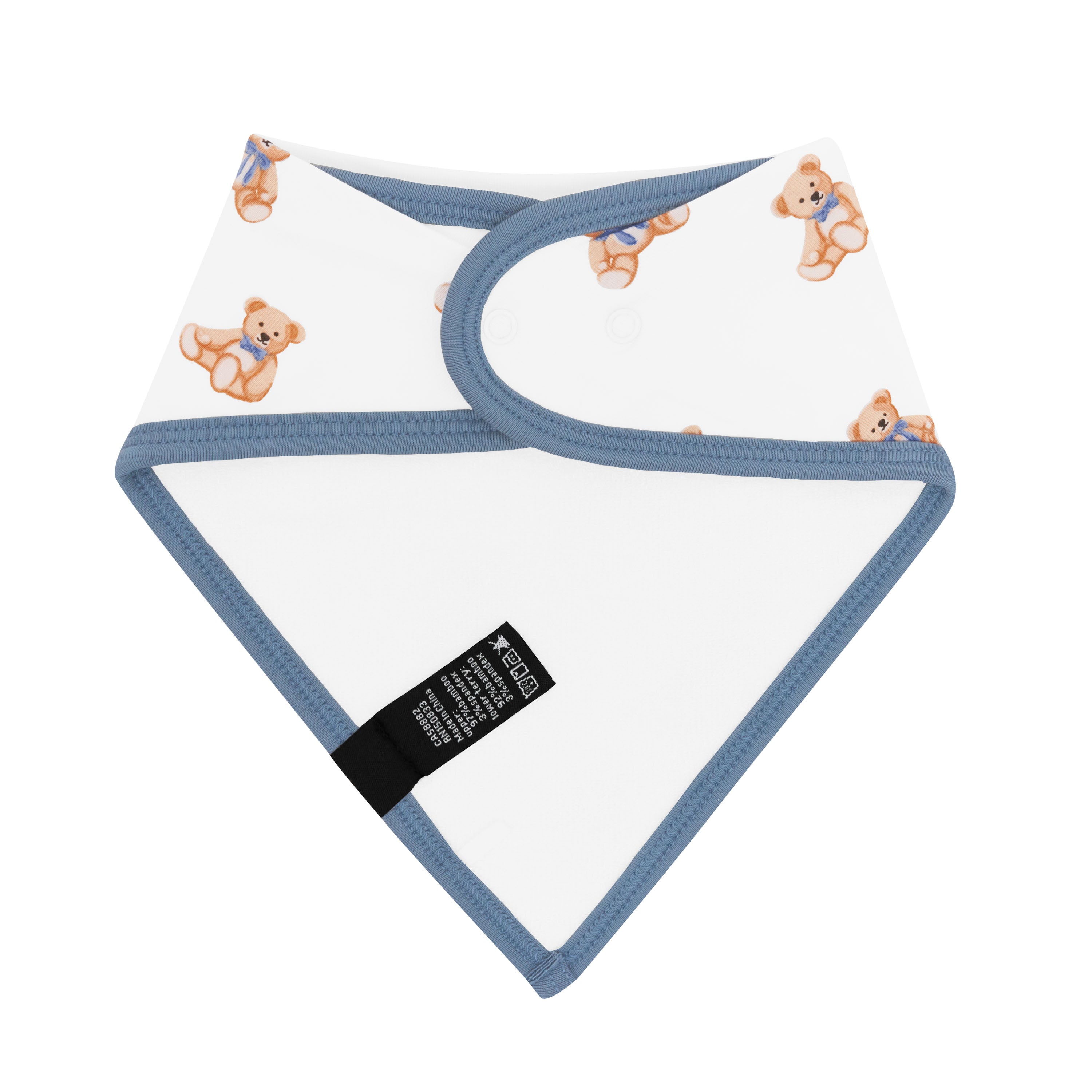 Adorable Teddy Bear Bib for Babies - Soft & Absorbent Drool Bibs for Feeding & Teething - Perfect Gift for Newborns & Infants