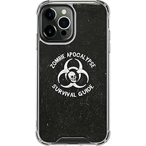 Skinit Clear Protective Phone Case for iPhone 13 Pro Max - Zombie Apocalypse Survival Guide Design | Slim Scratch-Resistant Cover | Perfect for Outdoor Adventures, Travel & Everyday Use