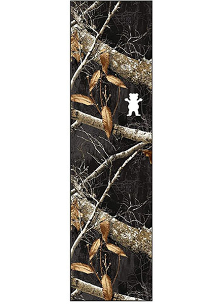 Grizzly Camo Grip Tape - Non-Slip Skateboard & Longboard Grip for Enhanced Traction - Perfect for Street Skating, Park Riding & Board Customization