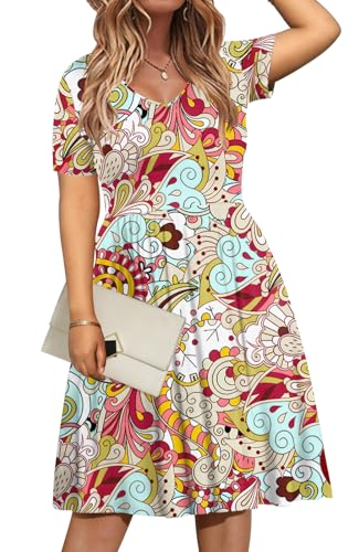 Red Floral 02