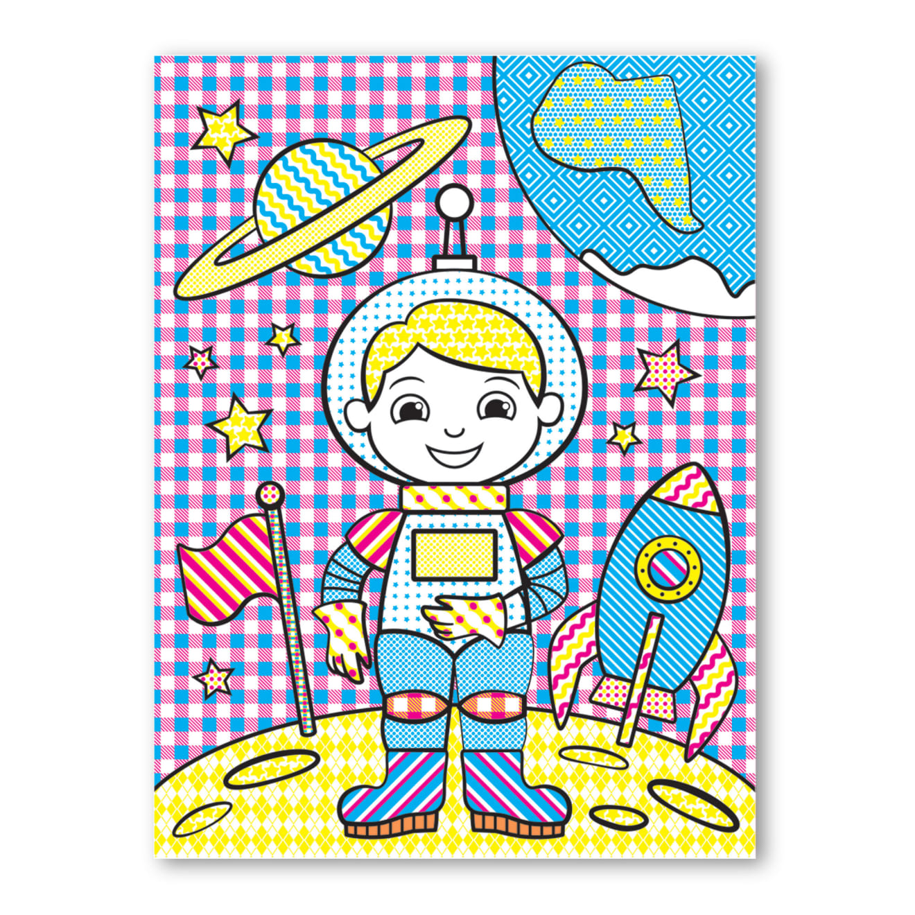 My First Paint With Water Kids' Art Pad With Brush - Pirates, Space, Construction Themes - Fun & Mess-Free Painting Activity for Toddlers & Preschoolers - Perfect for Travel, Birthday Gifts & Creative Playtime