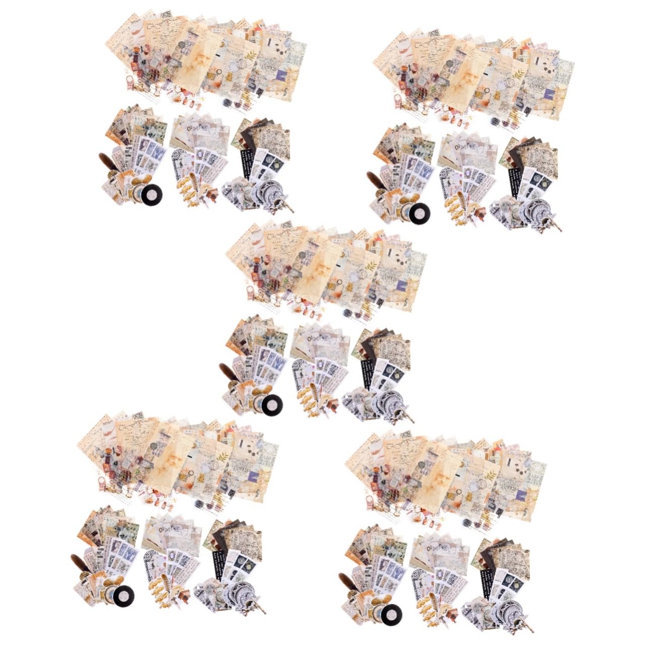 NUOBESTY 15 Sets Cute Pocket Stickers for Kids - Waterproof Vinyl Stickers for Water Bottles, Scrapbooking, Journals, and DIY Crafts - Korean Style Decorative Stickers for School, Home, and Office Use