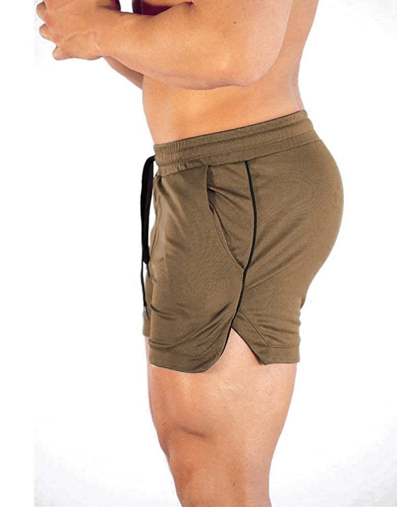 EVERWORTH Men's 5 Inch Inseam Athletic Shorts - Gym Workout, Running, Bodybuilding & Casual Wear - Lightweight Quick-Dry Breathable Training Shorts for Sports & Everyday Use