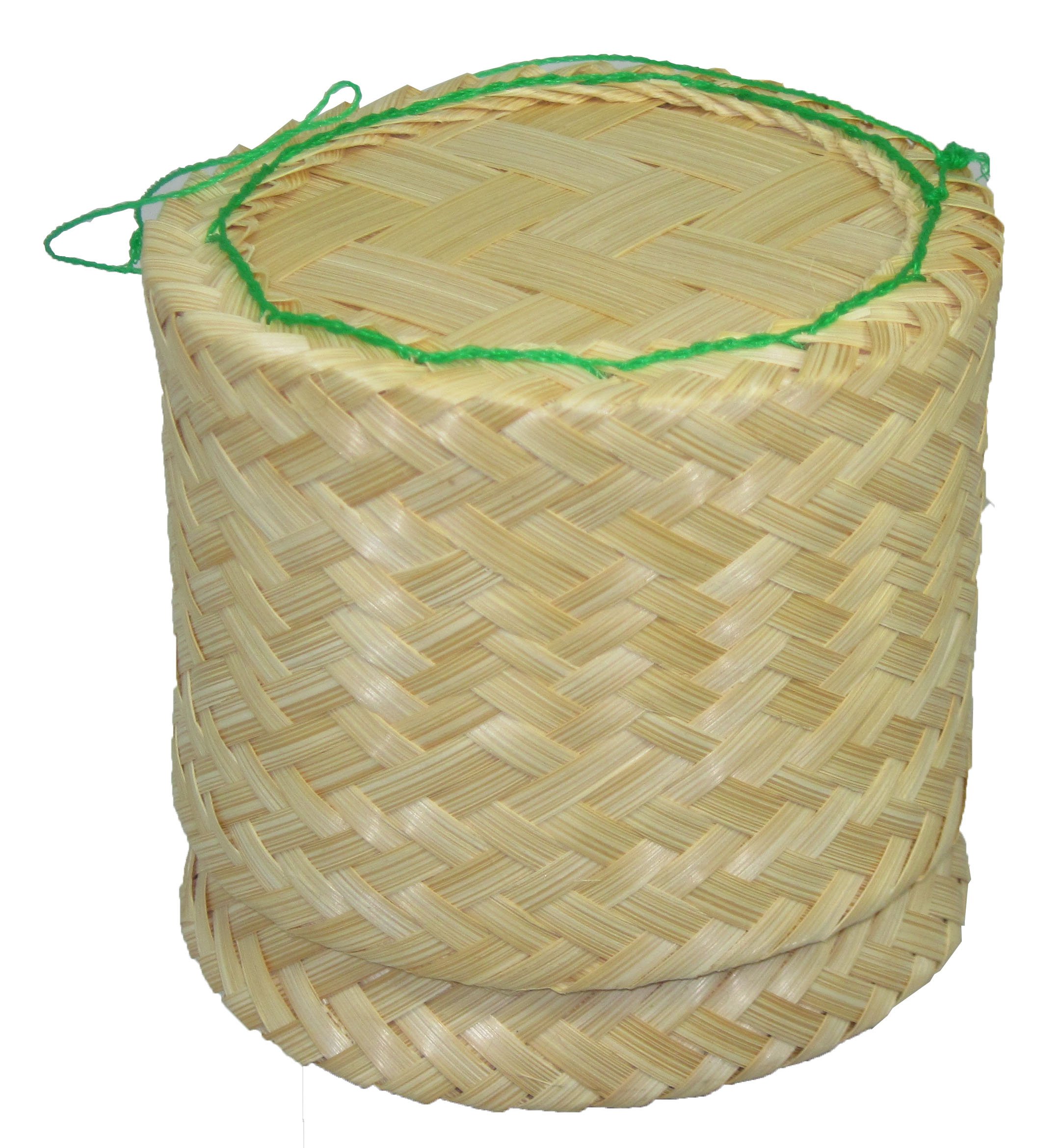 Thai Handmade Sticky Rice Serving Basket - Small Bamboo Steamer for Authentic Asian Cooking | Perfect for Sushi, Dumplings & Traditional Rice Dishes