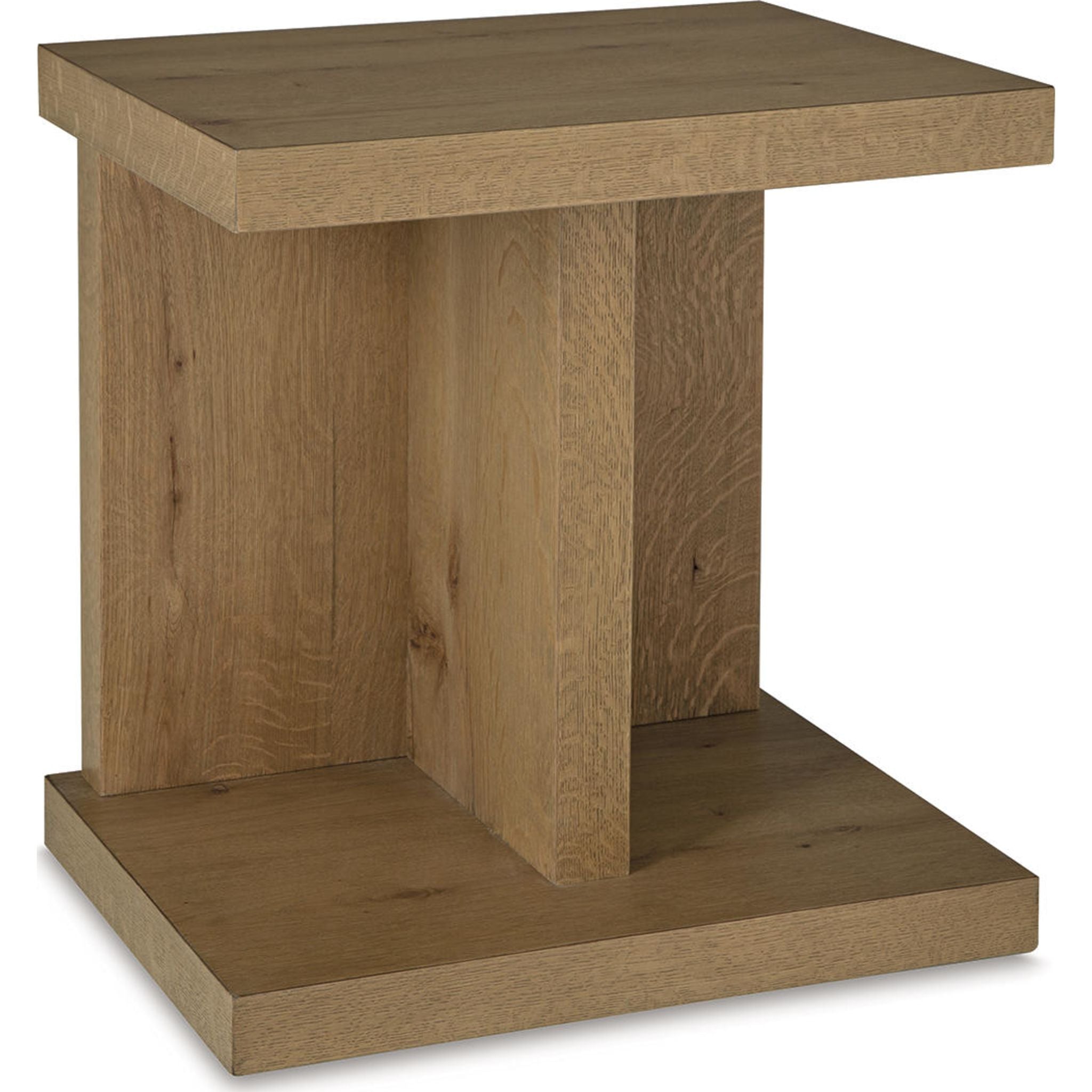 Brinstead Chair Side End Table - Light Brown Wood Nightstand for Living Room, Bedroom, or Office - Perfect for Holding Lamps, Books, and Drinks