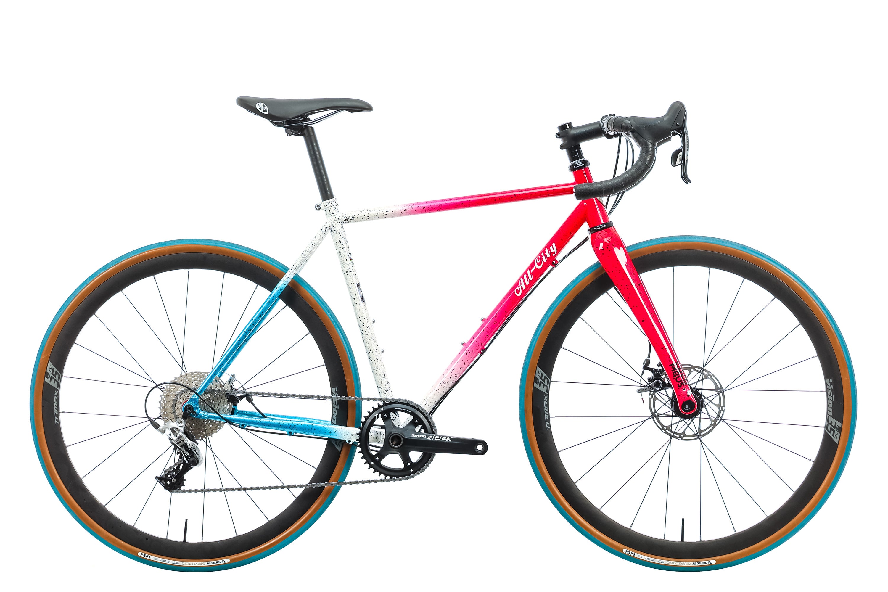 2021 All City Nature Cross Geared Cyclocross Bike - 49cm Lightweight Aluminum Frame for Urban Commuting & Off-Road Adventures