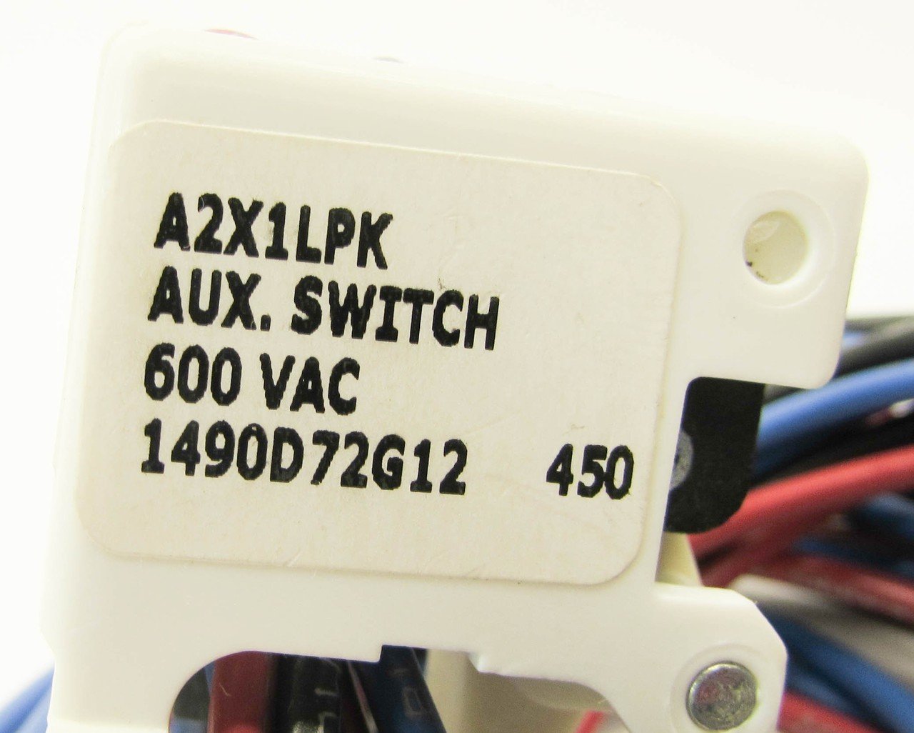 Cutler Hammer A2X1LPKN New Auxiliary Switch Series C Type F Circuit Breaker - Perfect for Industrial Electrical Panels and Power Distribution Systems