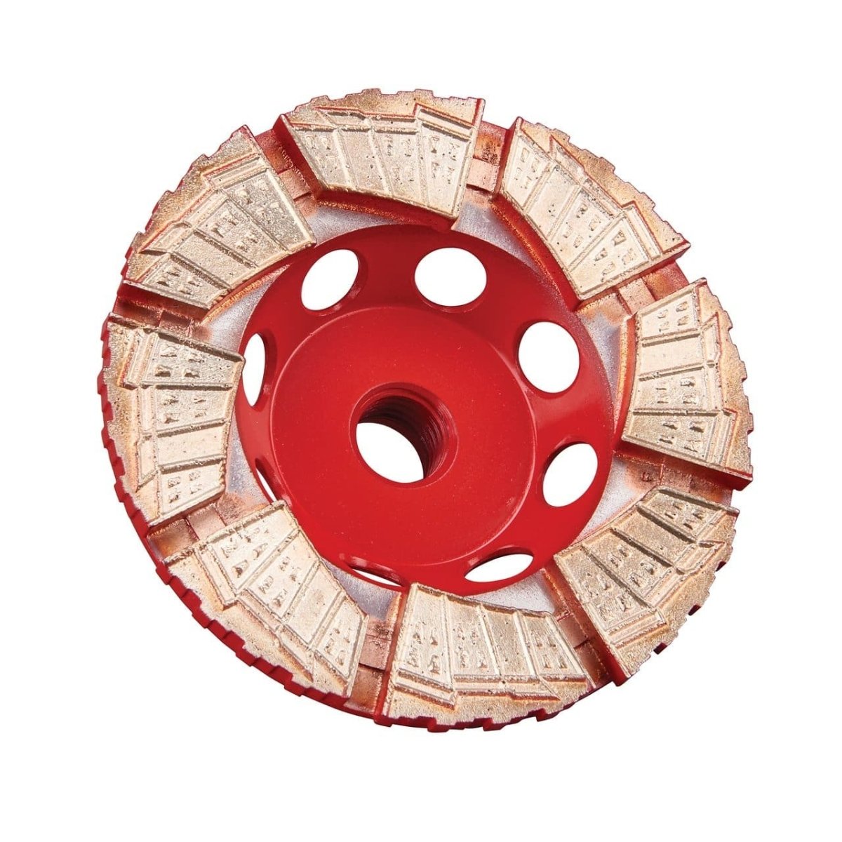 3X3 iHD Diamond Cup Wheel for Concrete Grinding - Dry Single Row Clipper - Perfect for Surface Preparation, Polishing & Removing Coatings