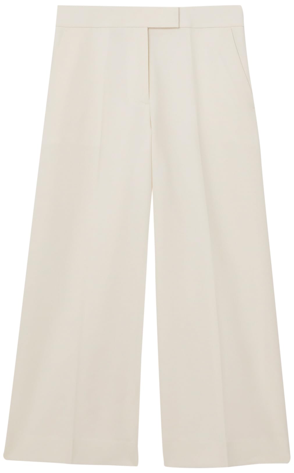 Club Monaco Women's Wide Leg Bohrem Pants - High Waisted Linen Blend Trousers for Summer, Office & Casual Wear