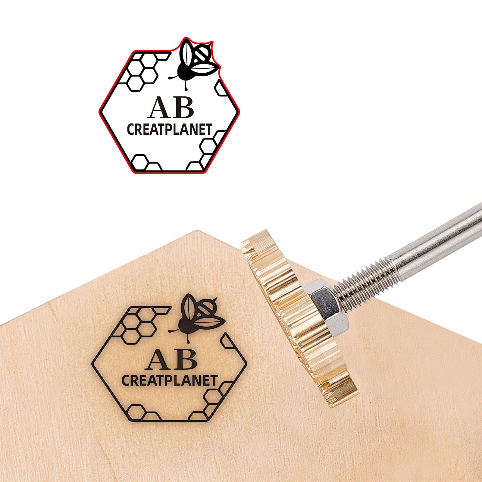Custom Wood Branding Iron Stamp 1.2