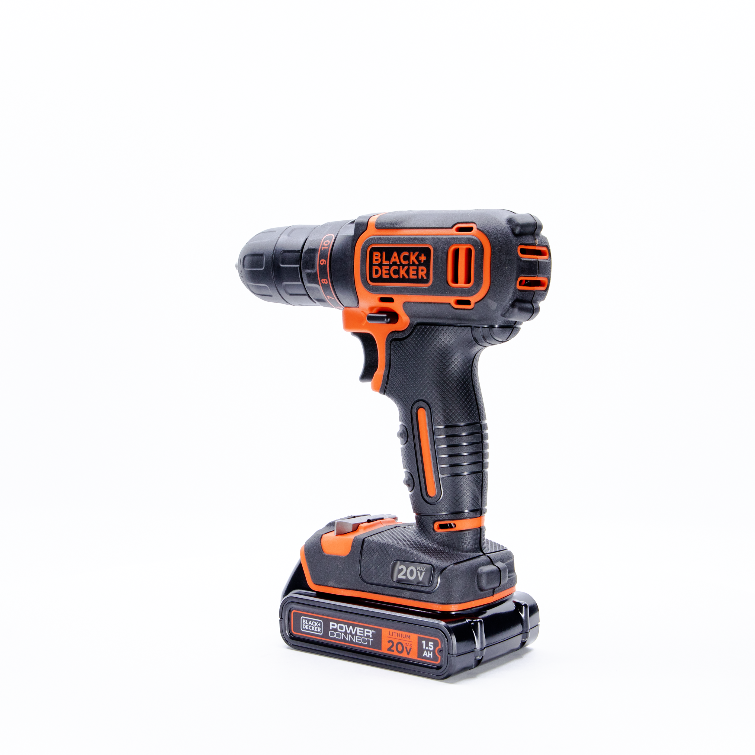 20V MAX* Cordless 3/8 in Drill Driver Kit with Lithium Ion Battery & Charger - Perfect for Home DIY Projects, Woodworking, and Professional Construction Work