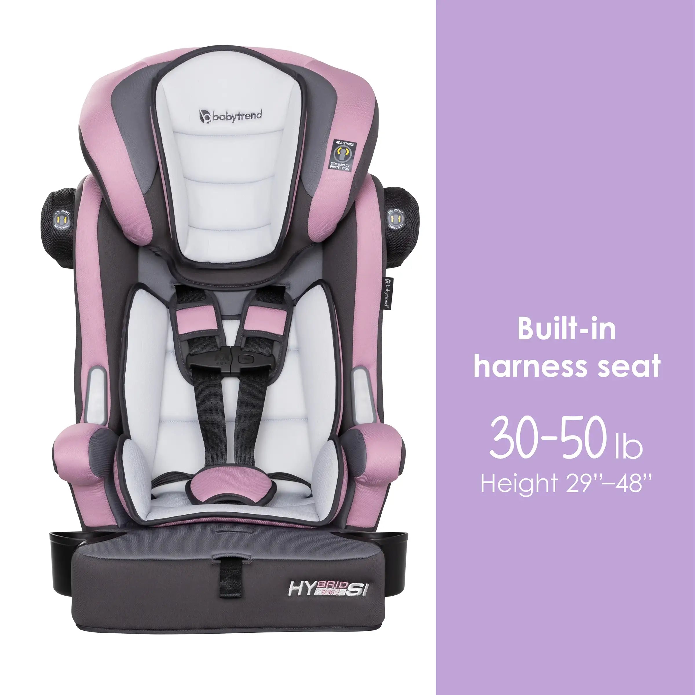 Hybrid™ SI 3-in-1 Convertible Car Seat with Side Impact Protection - Desert Rose (Walmart Exclusive) | Safe for Infants, Toddlers & Big Kids | Perfect for Road Trips & Daily Commutes