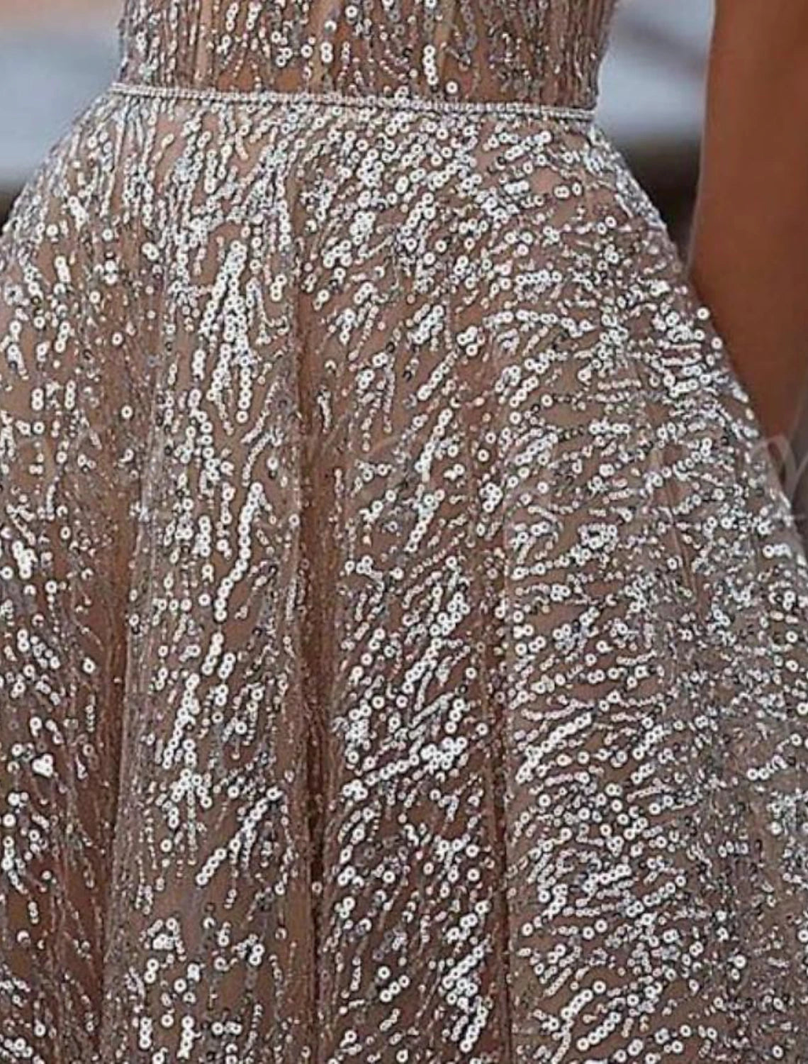 Elegant A-Line Evening Gown Corset Dress for Women - Strapless Sleeveless Tulle Party Wear with Sequin Details | Perfect for Prom, Wedding Guest, Cocktail Party & Formal Events