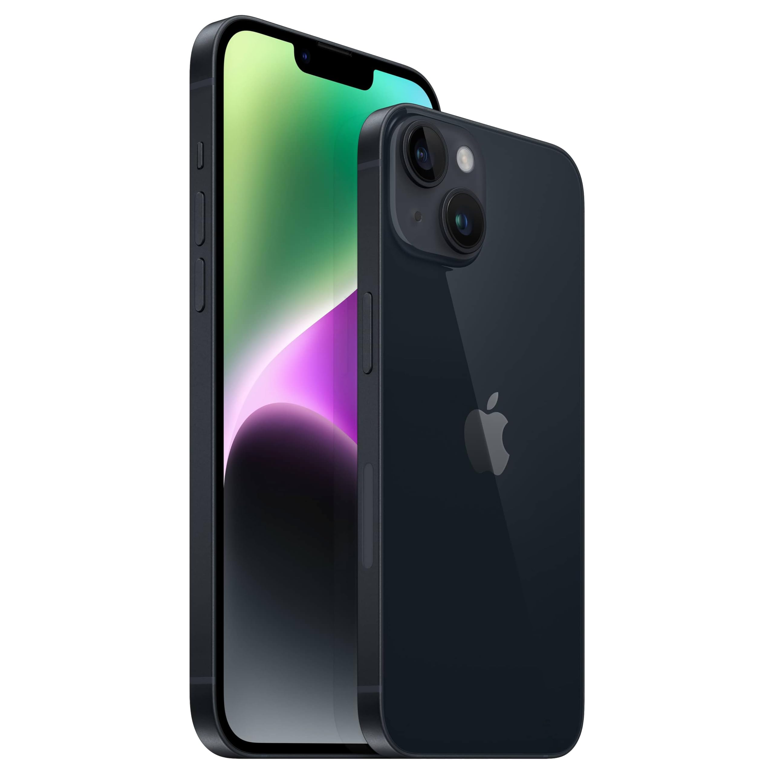 Refurbished Apple iPhone 14 128GB Midnight Black - Unlocked Smartphone for Travel, Work & Entertainment | Like New Condition with Warranty