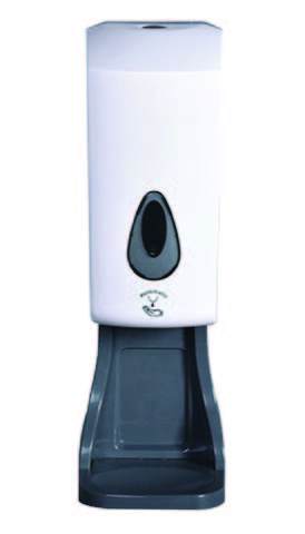Hand Sanitizer Stand with Refillable Dispenser - Touchless Sanitizing Station for Offices, Schools & Public Spaces