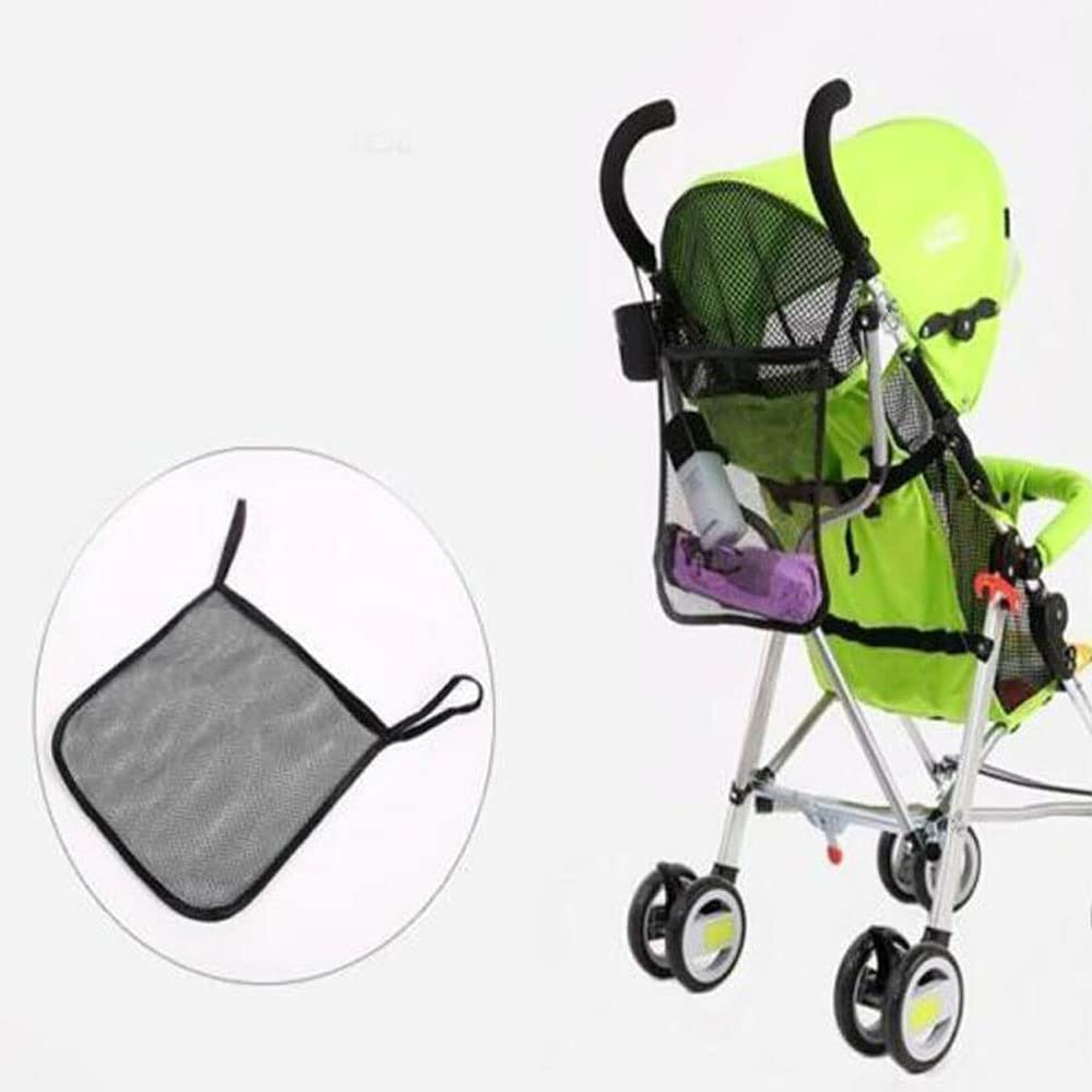 3 Pack Stroller Organizer - Mesh Storage Bag for Diapers, Snacks & Phone - Perfect for Wagon, Car Seat & Travel