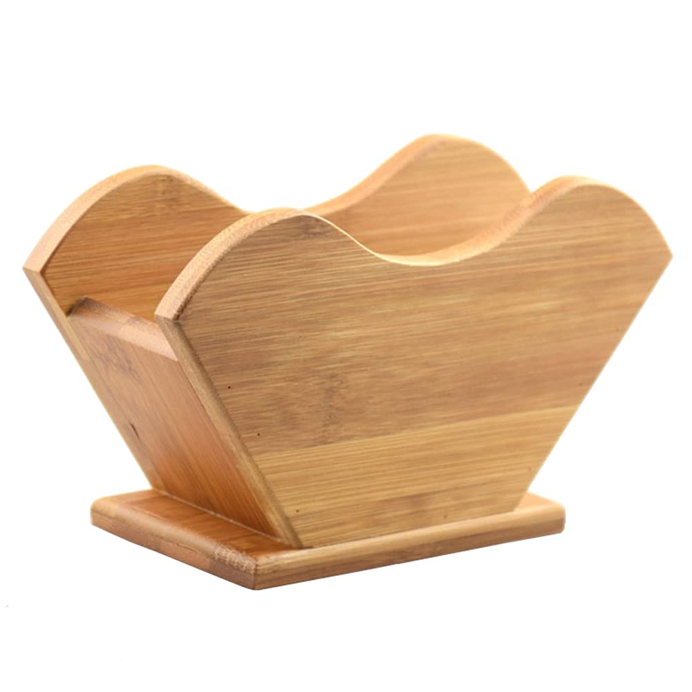 Bamboo Coffee Filter Holder & Paper Dispenser - Compact Storage Rack for Coffee Filters | Perfect for Kitchen, Office, or Camping Use