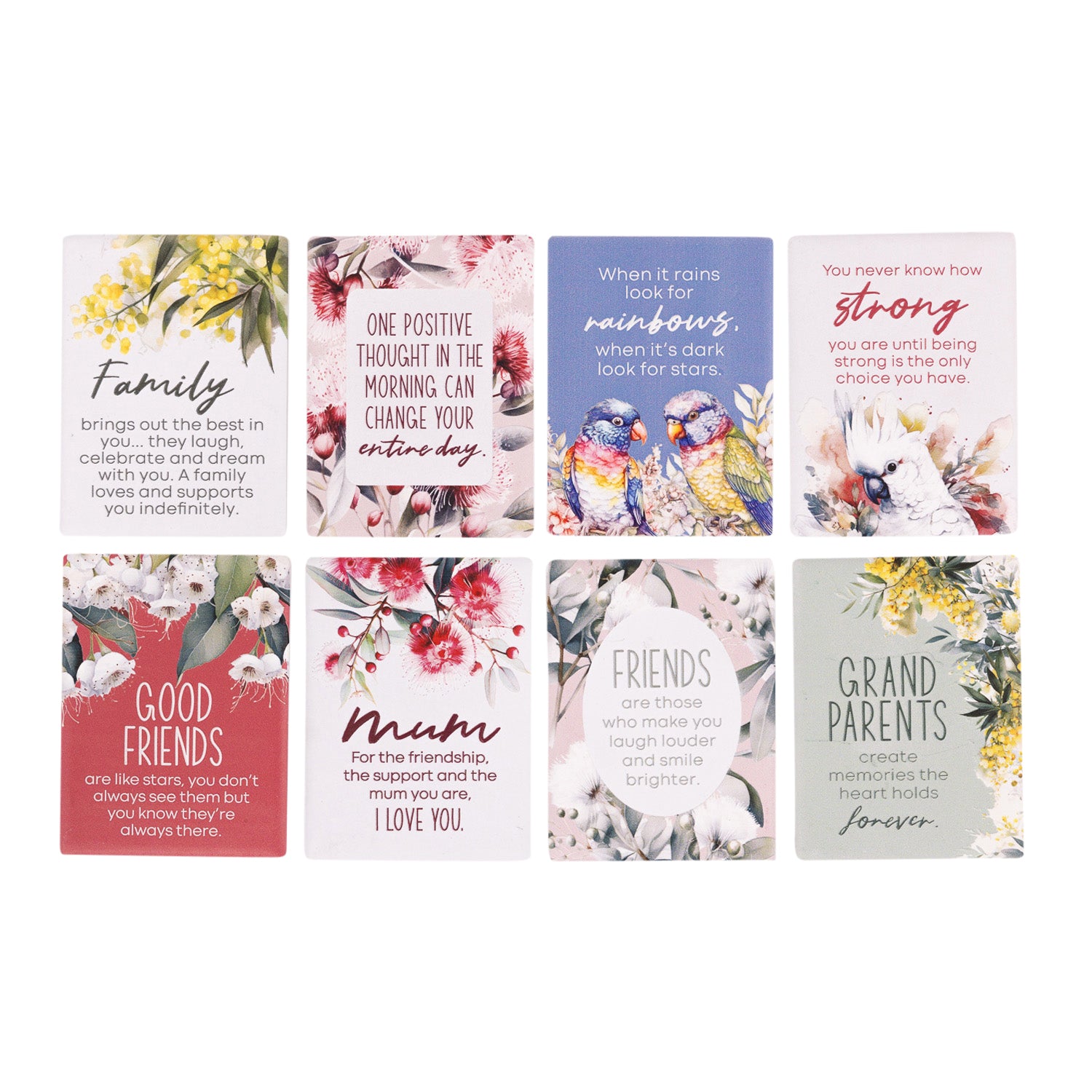 Splosh Positive Ceramic Magnet - Native Blooms Design for Refrigerators, Whiteboards & Office Decor | Strong Magnetic Hold for Photos, Notes & Artwork