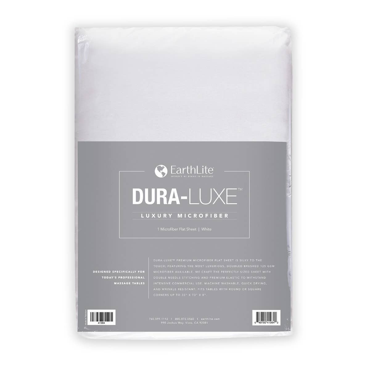 DURA LUXE™ Luxury Microfiber Flat Sheet - Ultra Soft Bed Sheet Set for Queen Size Bed - Perfect for Home, Hotel & Guest Room Comfort