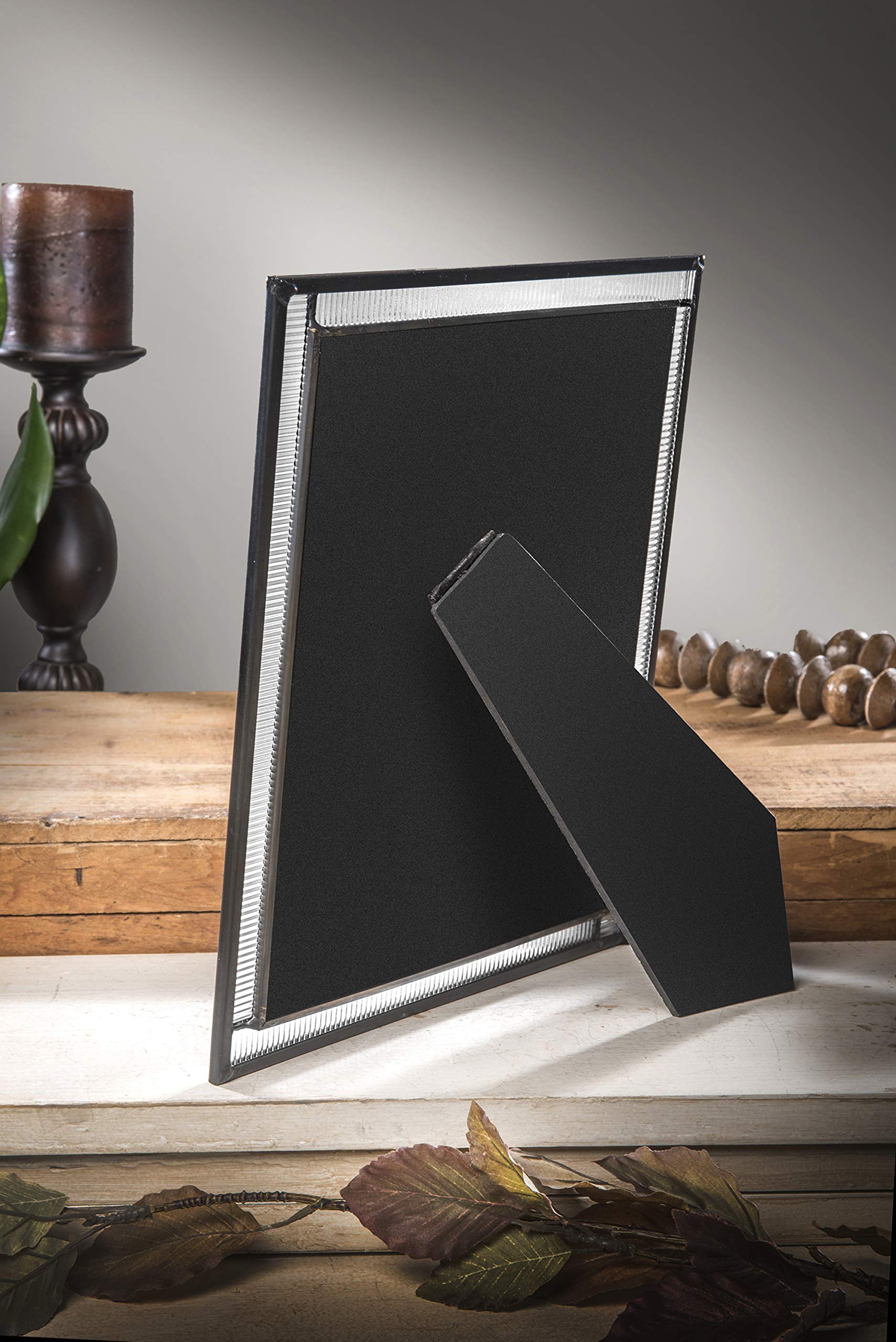 J Devlin 8x10 Picture Frame - Clear Glass for Wedding & Family Photos - Wall or Tabletop Display