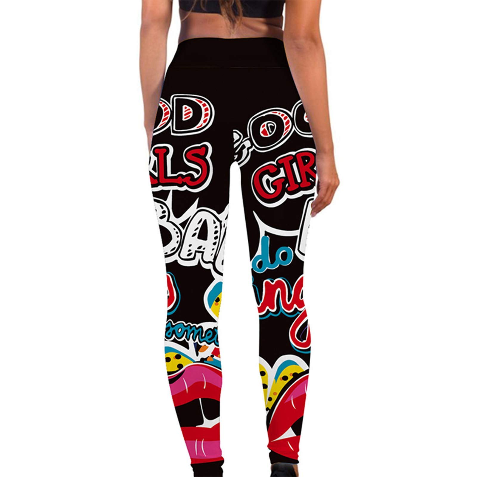 Women's High-Waisted Printed Yoga Pants - Breathable Workout Leggings for Yoga, Gym & Running - Tummy Control Slim Fit Athletic Pants for Women (Perfect for Yoga, Pilates, Fitness & Casual Wear)