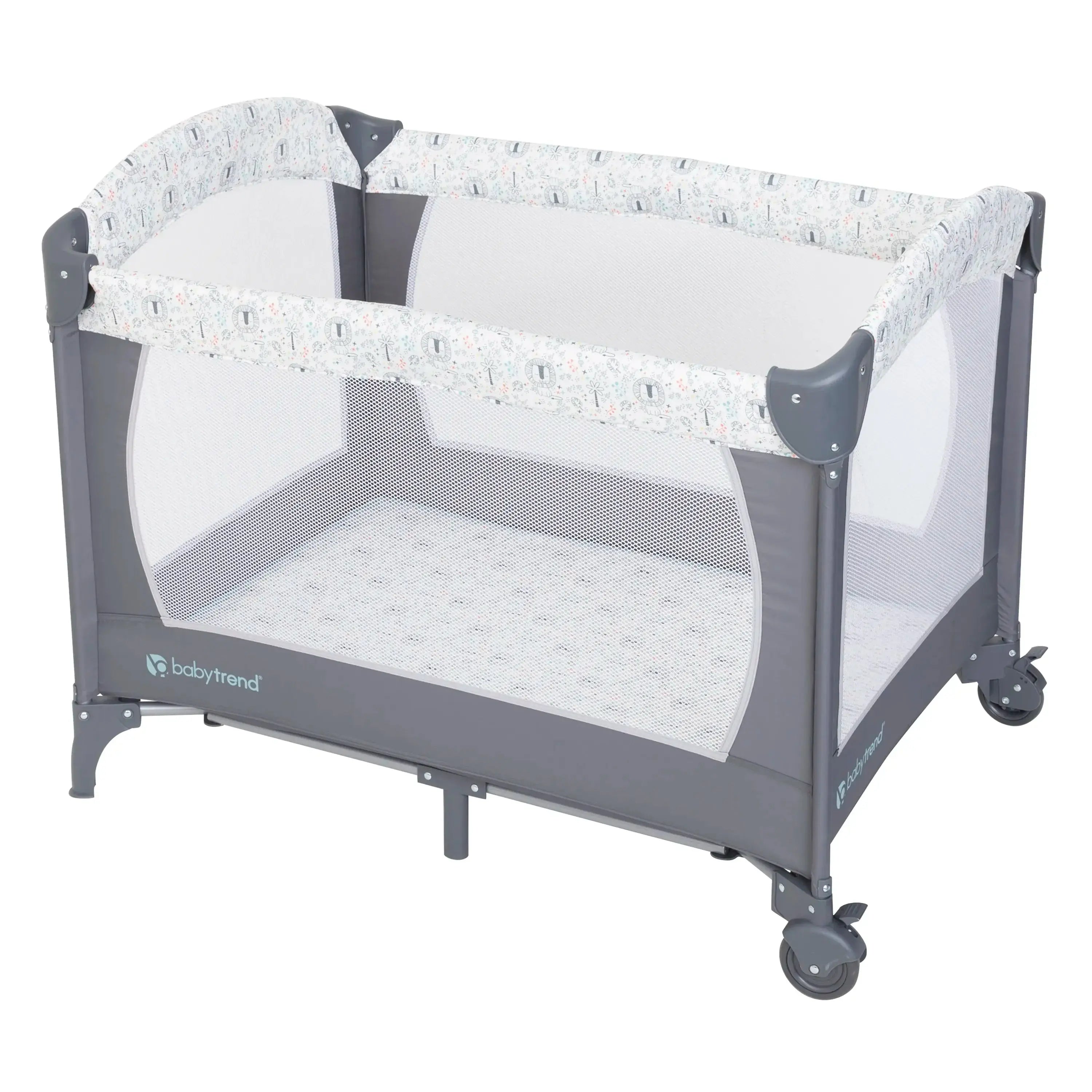 EZ Rest® Deluxe Nursery Center Playard - Portable Baby Playpen with Mattress & Storage | Perfect for Home, Travel & Daycare Use