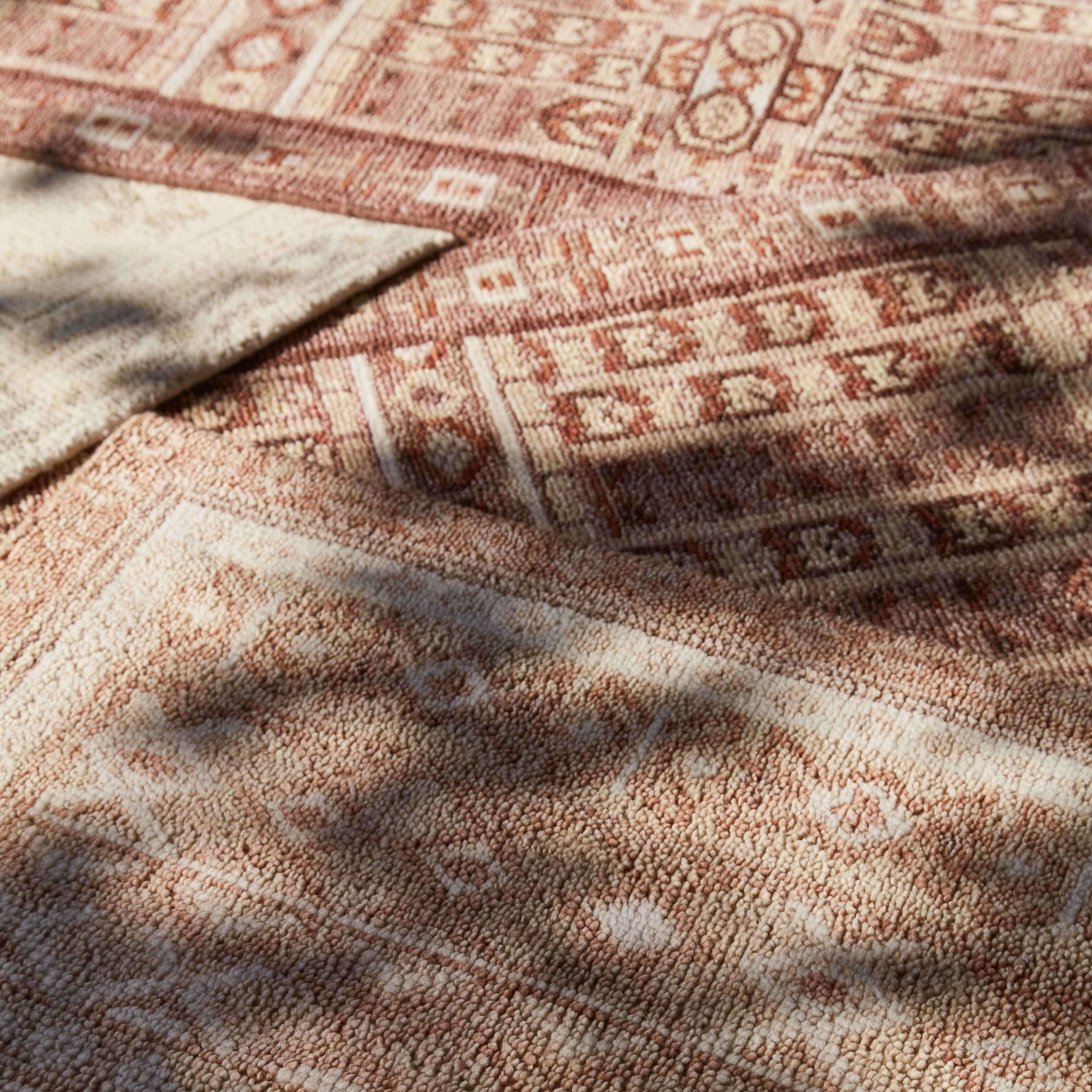 Ekaja Hand Knotted Accent Rug - Premium Bohemian Style Area Rug for Living Room, Bedroom & Home Decor - Soft & Durable for High Traffic Areas