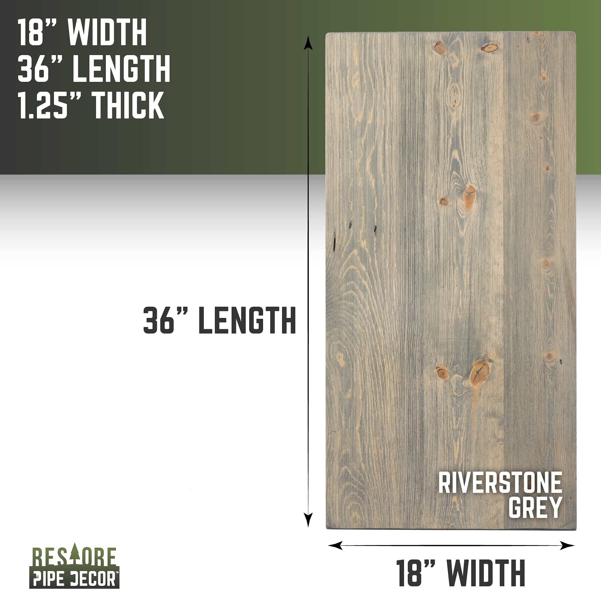Restored Solid Wood Coffee Table Top 18