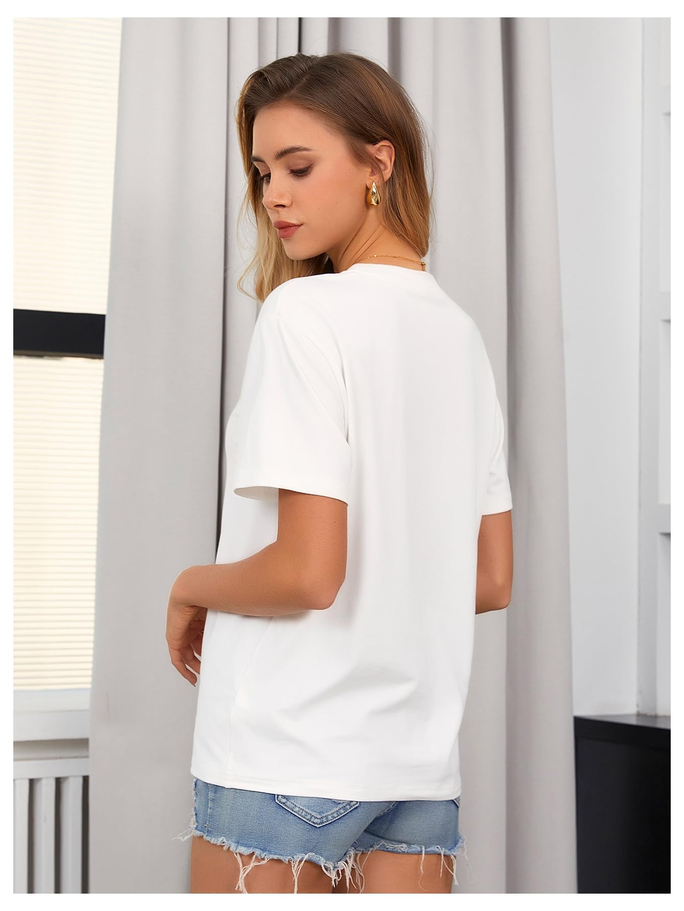 SweatyRocks Women's Lemon Print Short Sleeve T-Shirt - Fruit Graphic Casual Tee for Summer Outfits, Beach Wear & Street Style Fashion