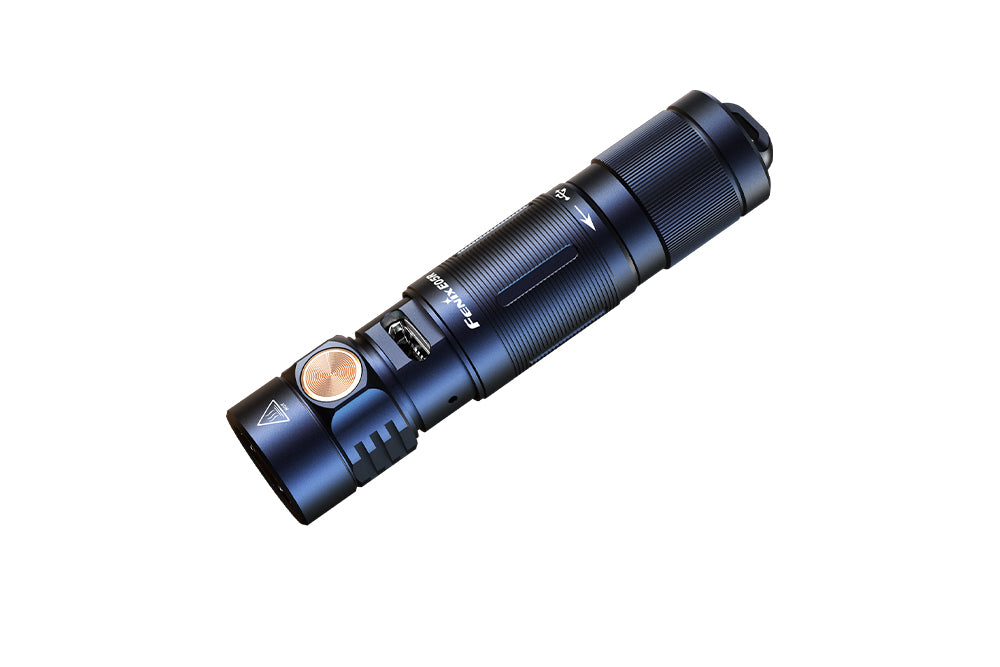 Fenix E05R Mini Keychain LED Flashlight - 400 Lumens Ultra Bright, Rechargeable, Compact EDC Light for Camping, Hiking, Emergency & Everyday Carry