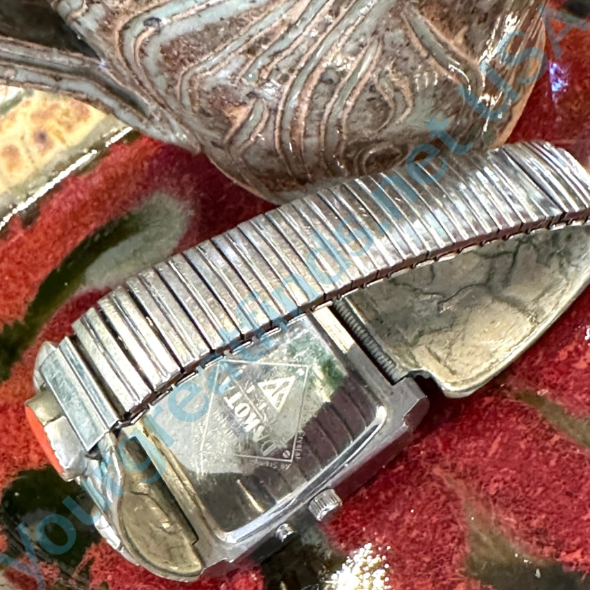 Vintage Alpaca Silver Dakota Style Watch - Handcrafted Mexican Timepiece with Spanish Engraving | Perfect for Boho Fashion, Gift Giving & Cultural Enthusiasts