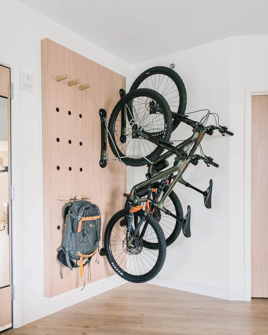 Steadyrack Bike Racks - Classic Wall Mounted Bike Storage Rack for Home, Garage & Bike Park - Space Saving Bike Holder - 2 Pack - Perfect for Small Spaces & Organized Bike Storage