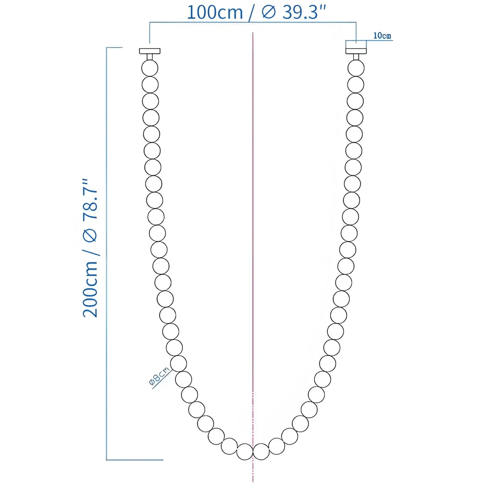 Elegant Halti Acrylic Chandelier Necklace - Fashion Statement Jewelry for Women, Perfect for Parties, Weddings & Evening Events