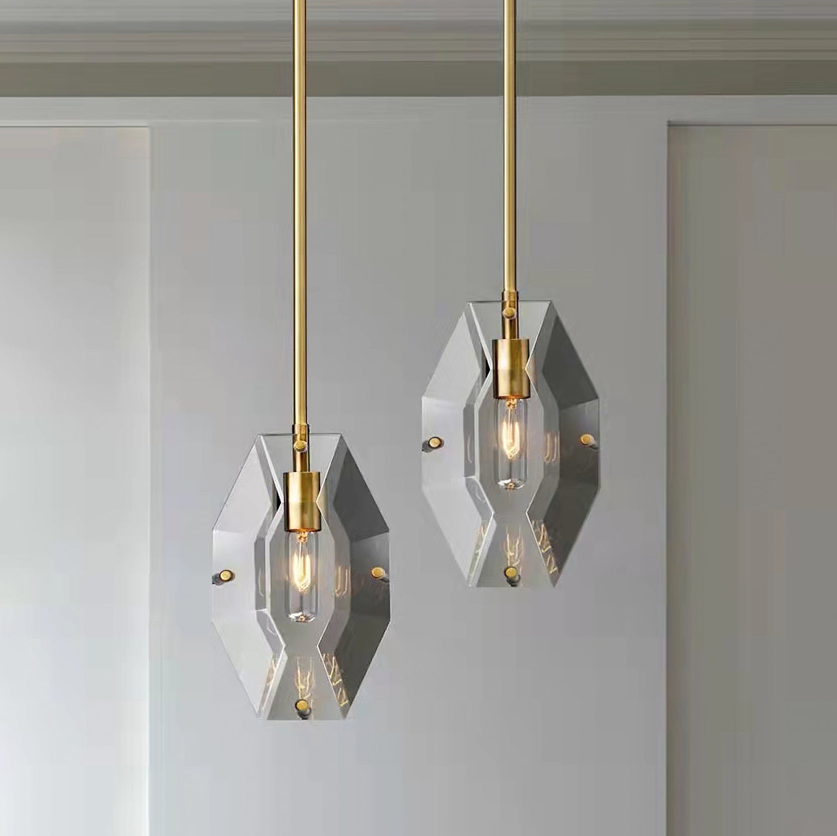 Francaix Modern Pendant Light - Elegant Hanging Ceiling Lamp for Kitchen, Dining Room, Bedroom & Living Room Decor
