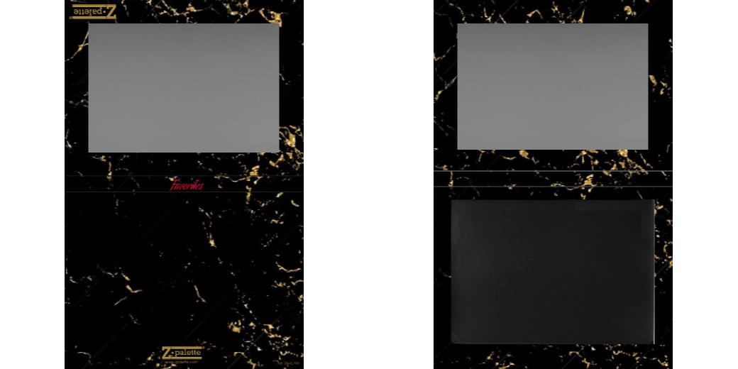 Custom Extra Large Z Palette - Magnetic Makeup Palette for Eyeshadows & Blush - Perfect for Professional Artists & Travel