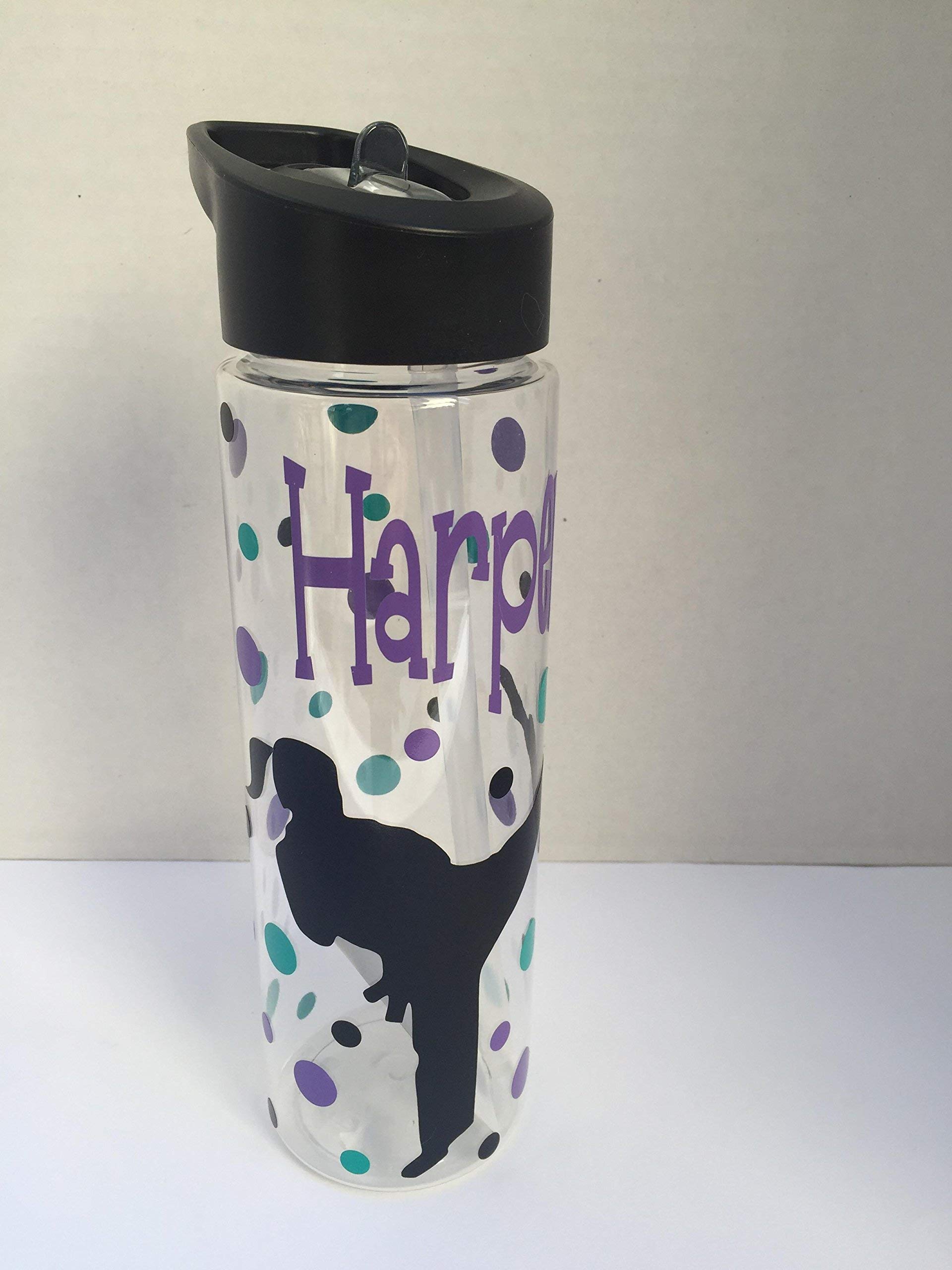 24oz Personalized Karate Water Bottle - BPA Free, Leak Proof, Insulated Stainless Steel for Sports, Gym & Martial Arts Training