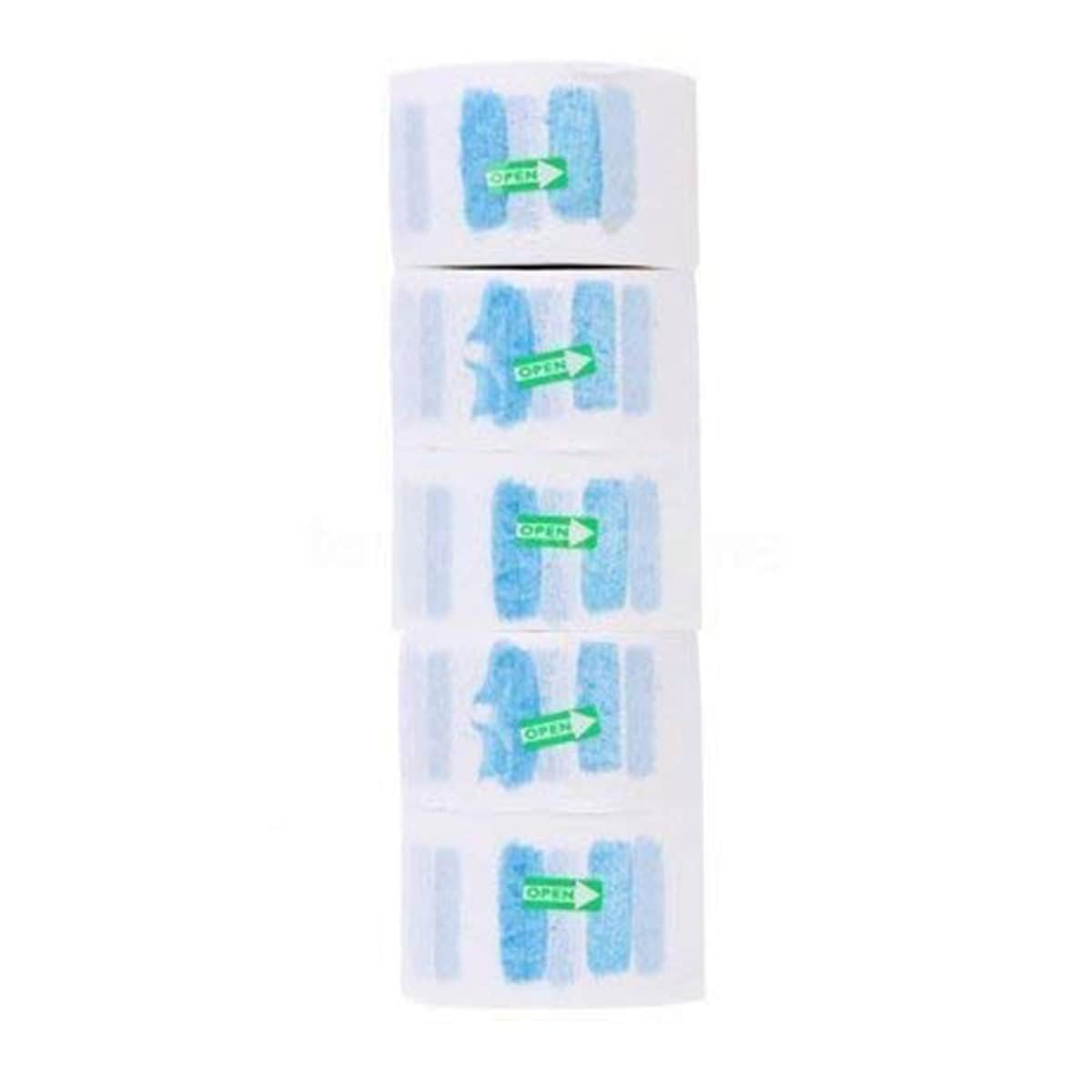 SPARKLINE Disposable Neck Ruffle Roll Paper Strip Tissue for Salon & Barber Shops | Hygiene Protection for Haircuts, Shaves & Beauty Services