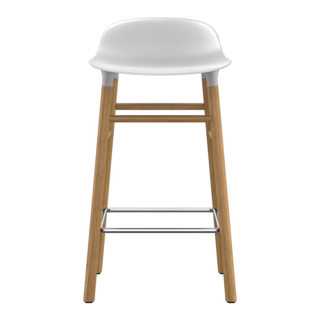 Modern Wooden Counter Stool with Sturdy Wood Legs - Perfect for Kitchen Islands, Bars, and Breakfast Nooks