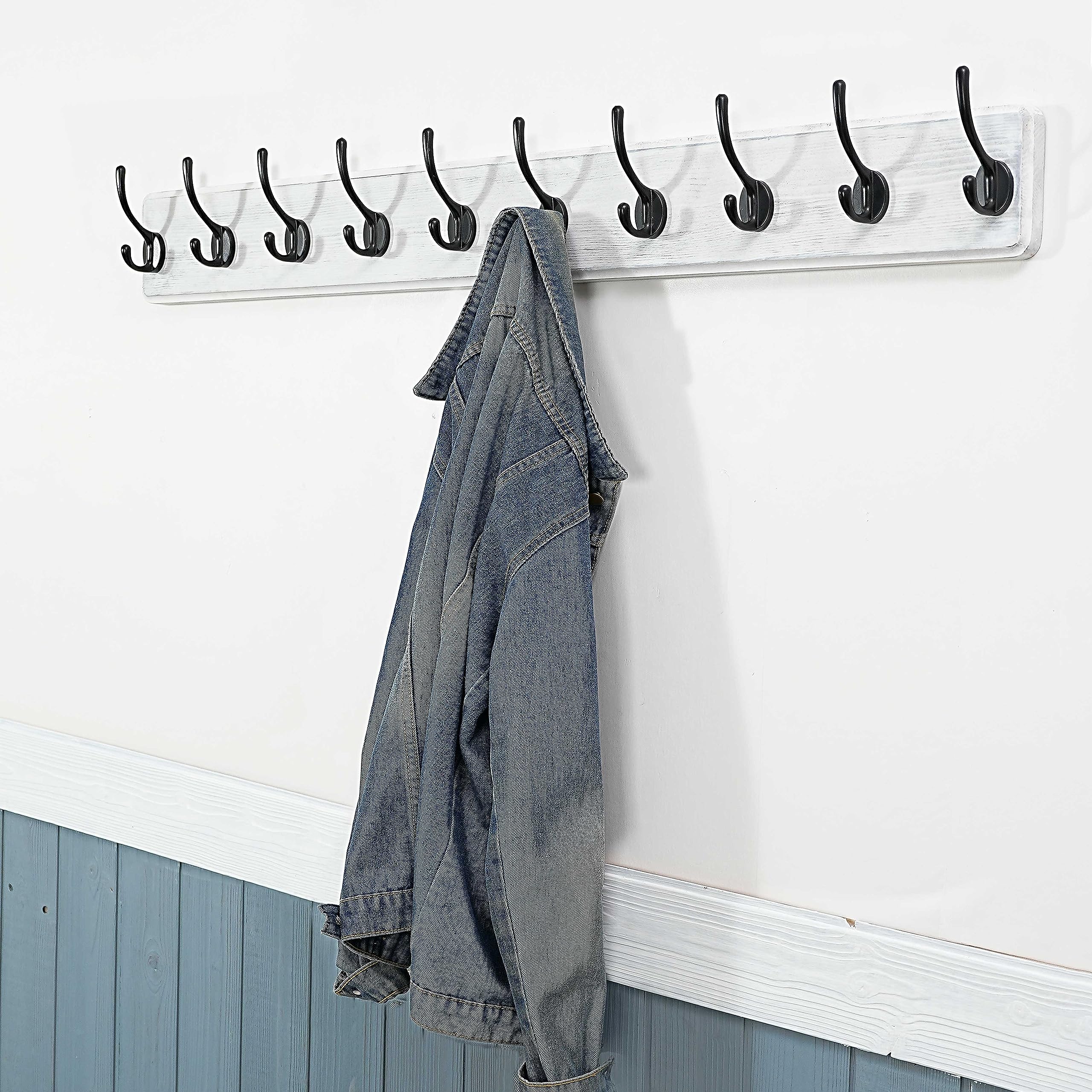 **WEBI 10-Hook Wall Mounted Coat Rack – 38.6