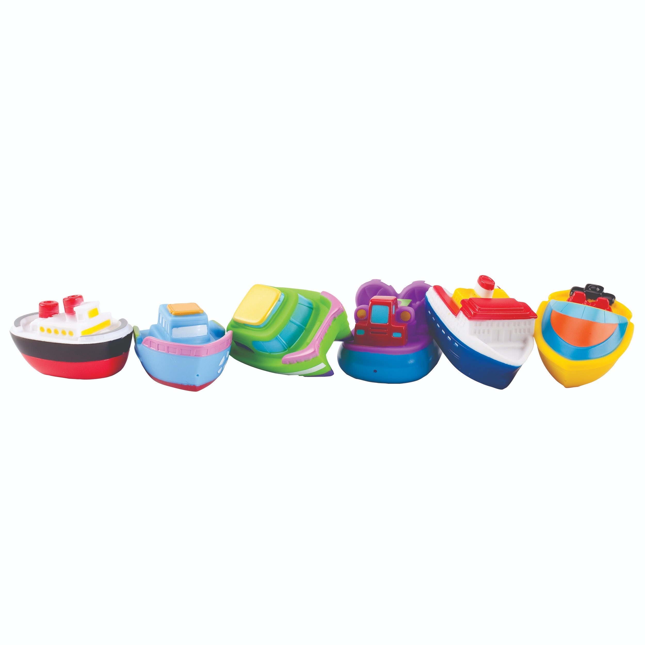 Boat Party Squirtie Baby Bath Toys - Fun & Safe Bathtime Toys for Toddlers & Kids - Perfect for Splashing, Learning & Water Play