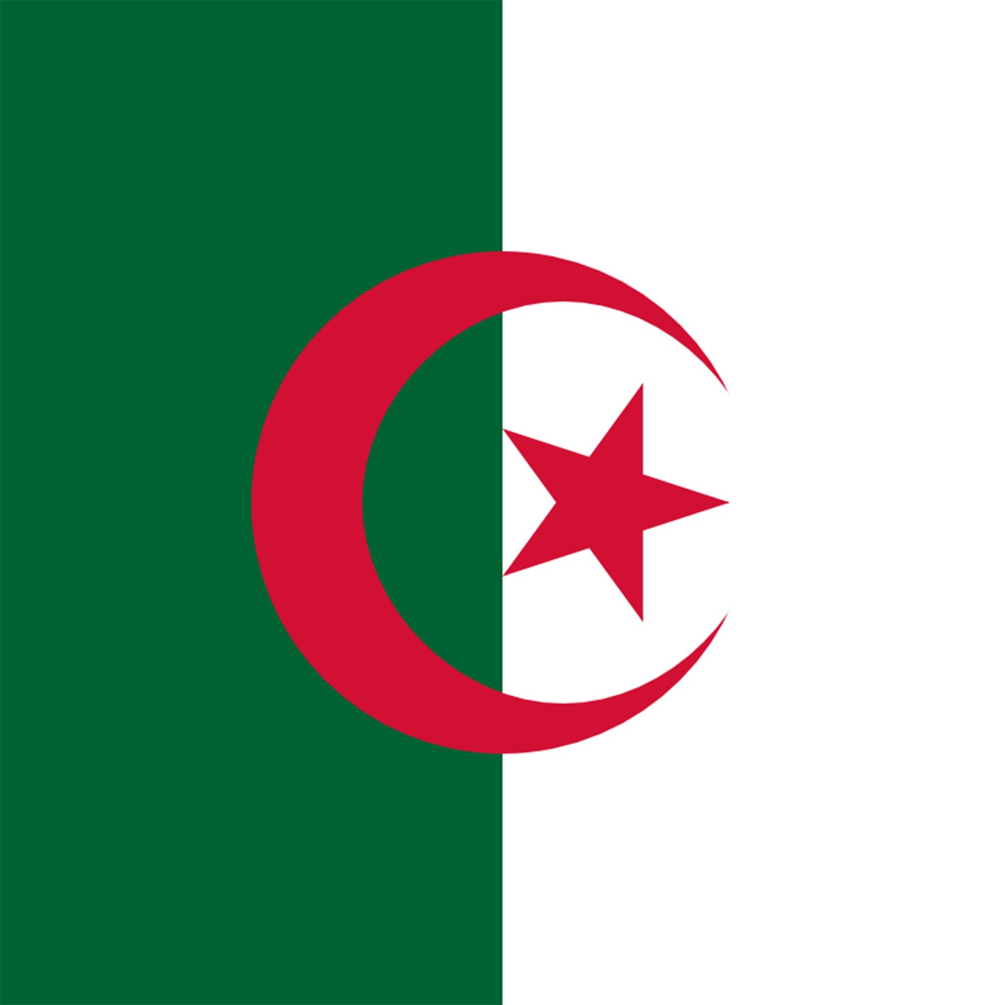 Algeria National Flag Vinyl Sticker - Durable Decal for Laptops, Cars, Windows & DIY Projects - Patriotic Decor, Travel Souvenirs & Gift Ideas